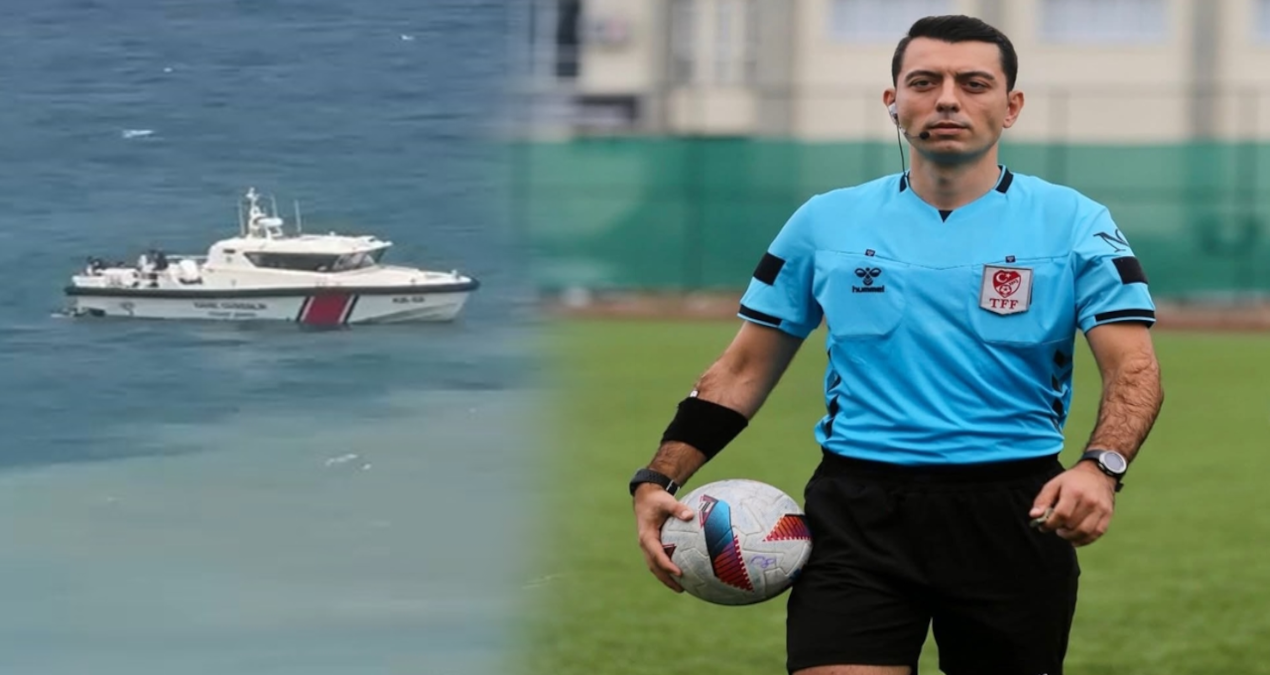Denizde boğulan hakem son yolculuğuna uğurlandı