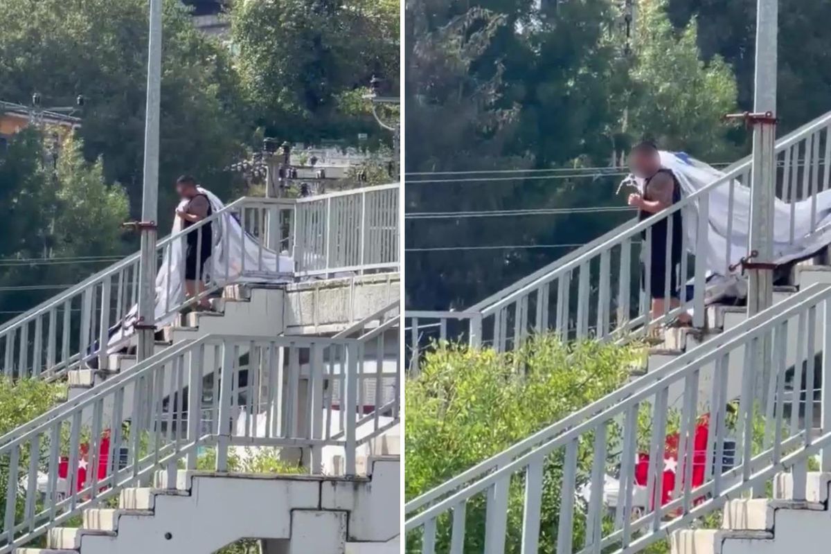 Devrek’te Erdoğan Pankartını Söken Şüpheli Tutuklandı